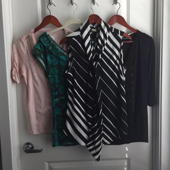 Anthropologie black and white stripe top - Picture 1 of 1